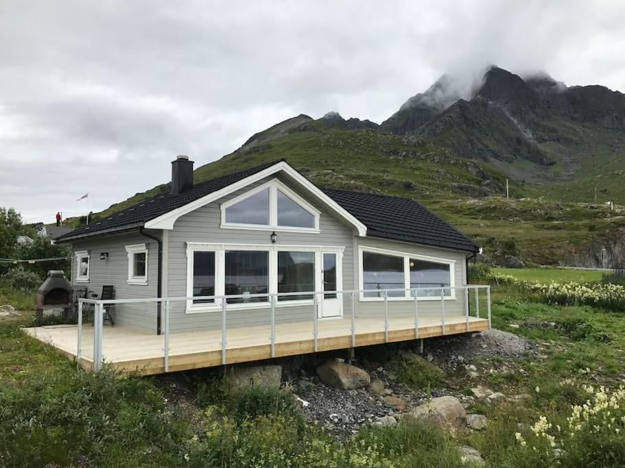 Hytte Ved Sjoen Napp Exterior foto